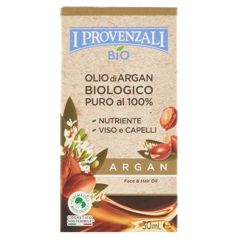 I Provenzali Bio Olio di Argan Biologico Puro al 100% 30 mL